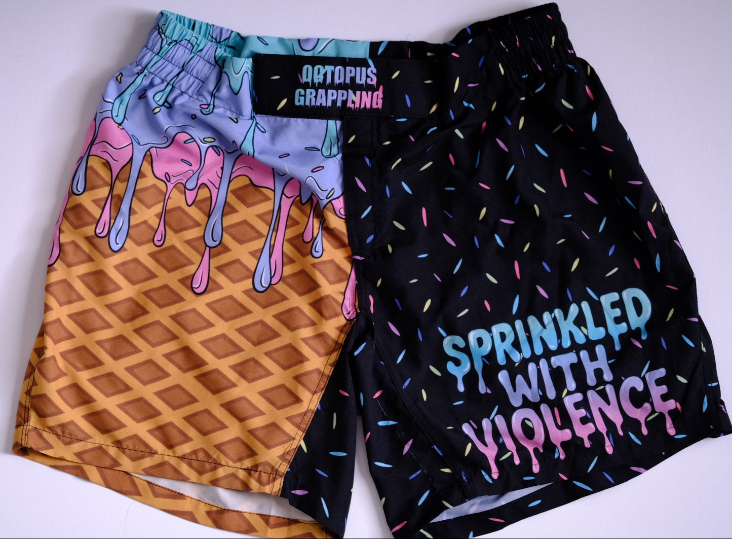 Sprinkled with Violence Fight Shorts