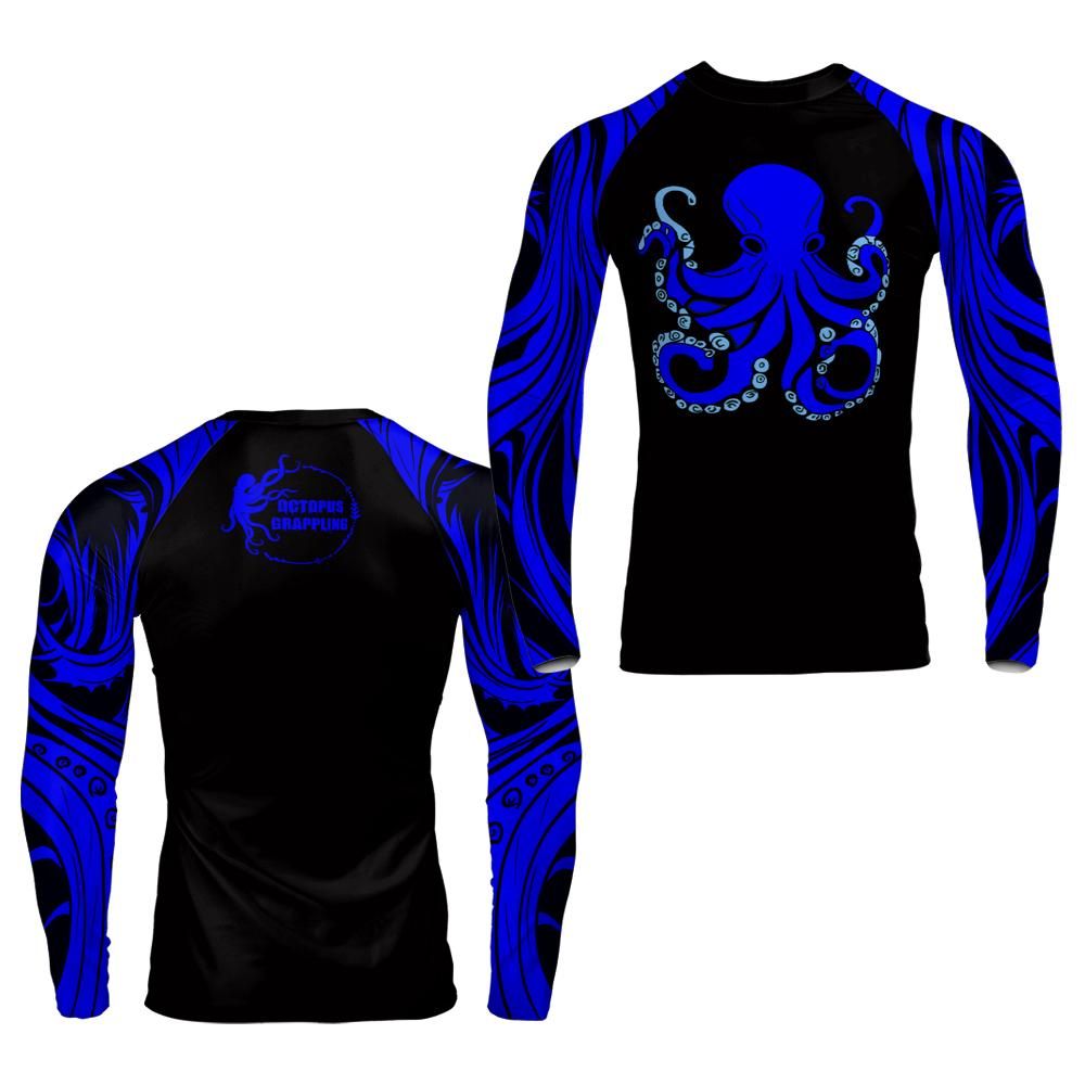 OctoSurge: Deep Currents (Blue Belt Edition) Long Sleeve Rashguard