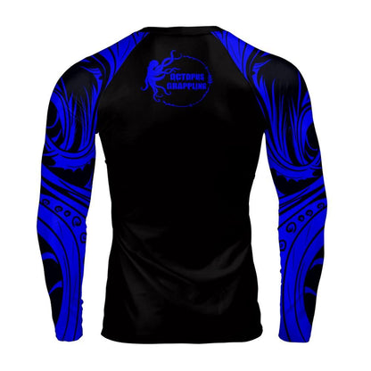 OctoSurge: Deep Currents (Blue Belt Edition) Long Sleeve Rashguard
