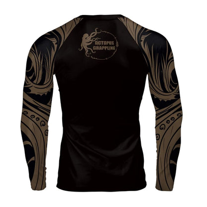 OctoSurge: The Depths (Brown Belt Edition) Long Sleeve Rashguard