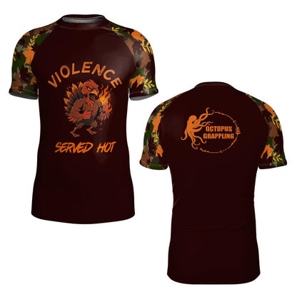 Violence Served Hot – Short Sleeve Rashguard
