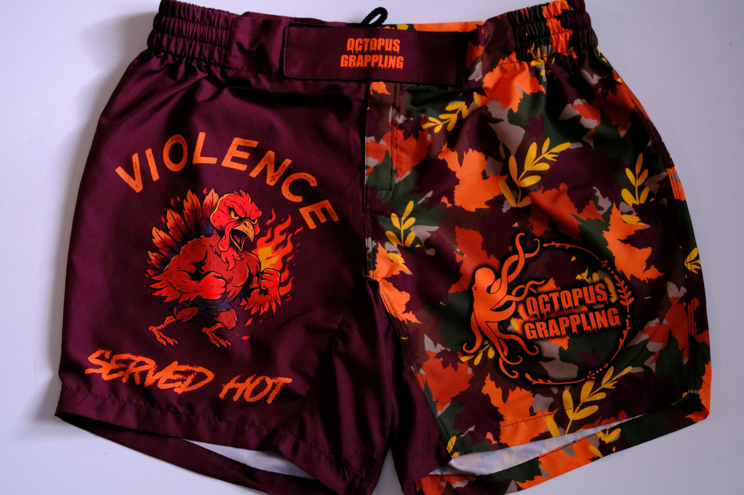 Violence Served Hot Fight Shorts – Feast Mode Engaged