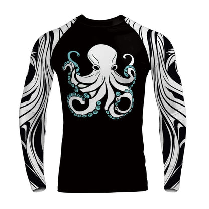 OctoSurge: The Beginning (White Belt Edition) Long Sleeve Rashguard