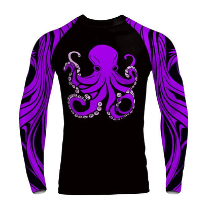 OctoSurge: The Abyss (Purple Belt Edition) Long Sleeve Rashguard