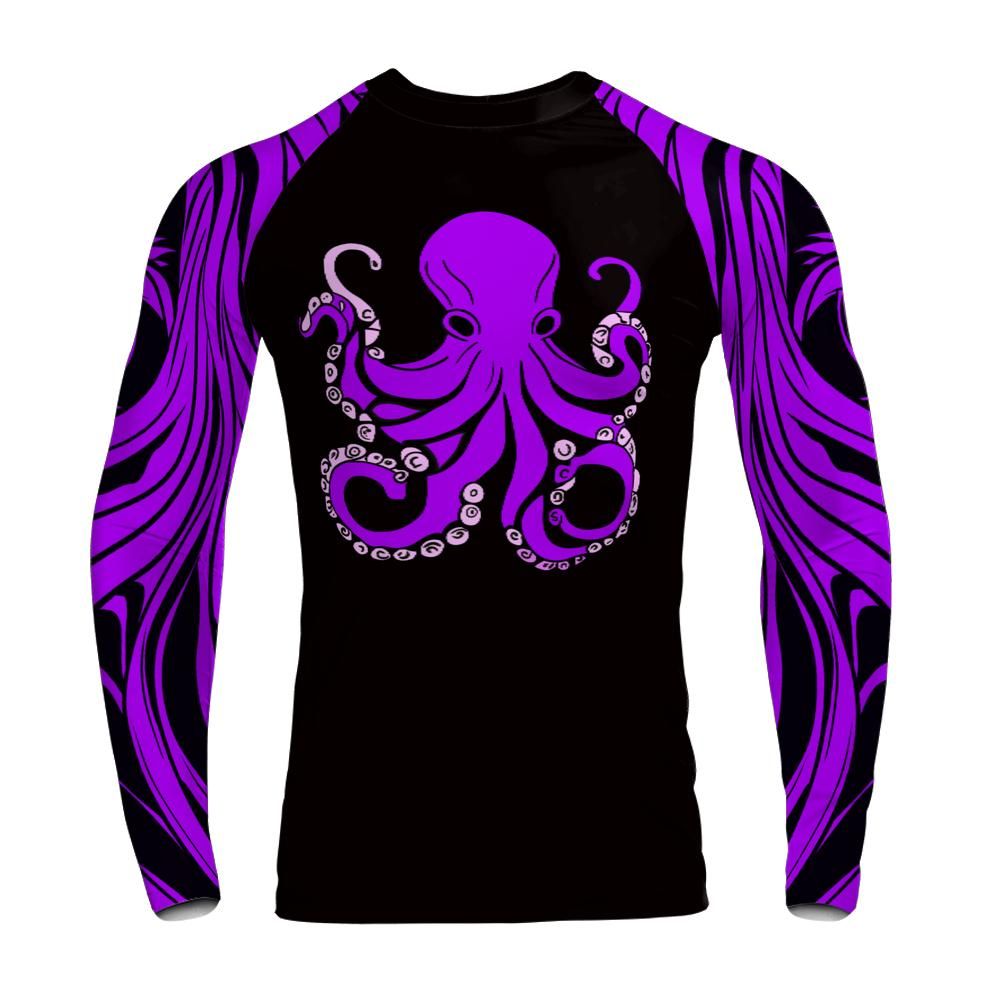 OctoSurge: The Abyss (Purple Belt Edition) Long Sleeve Rashguard