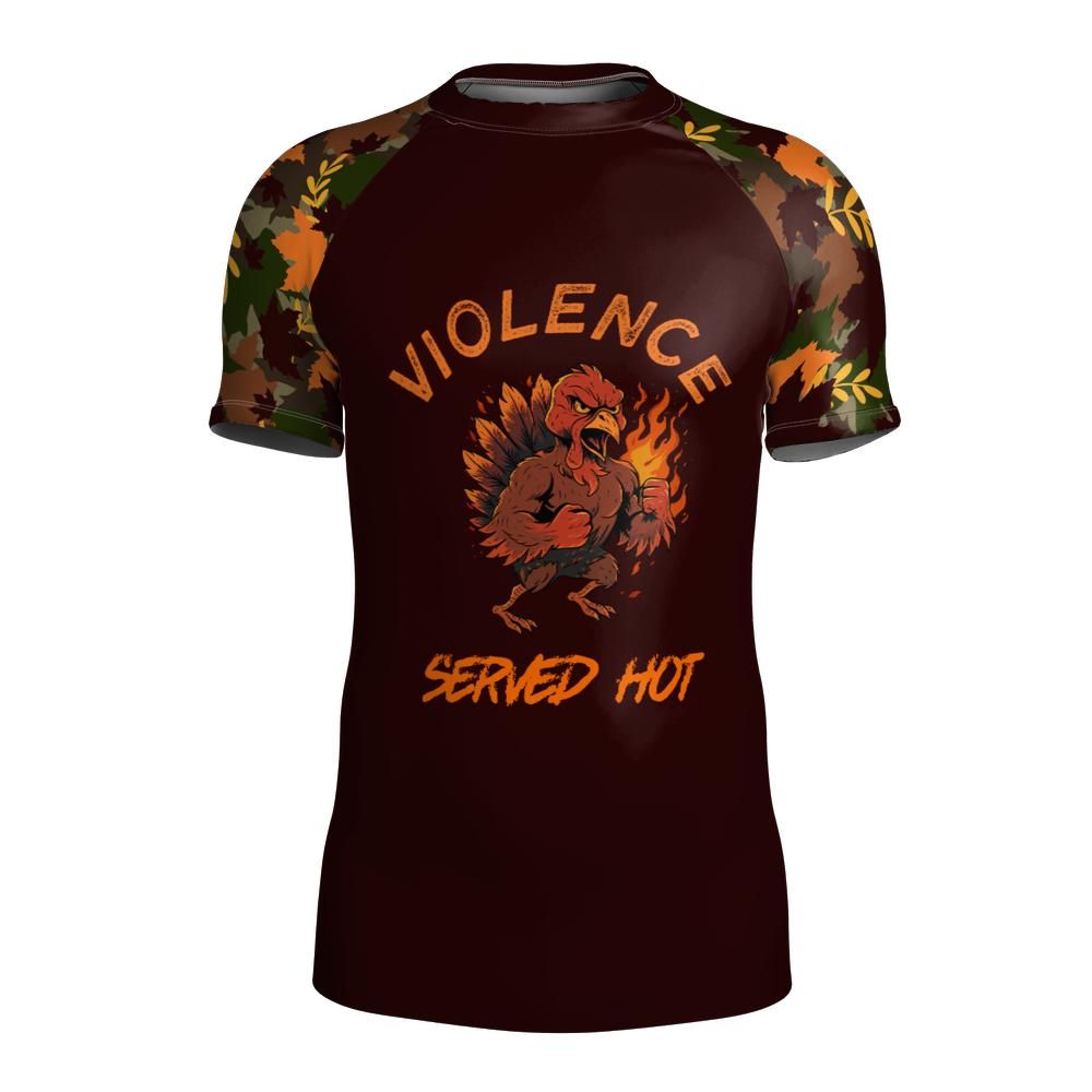 Violence Served Hot – Short Sleeve Rashguard