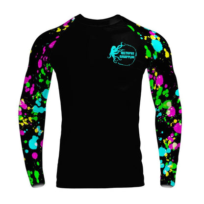 Neon Splatter Long Sleeve Rashguard