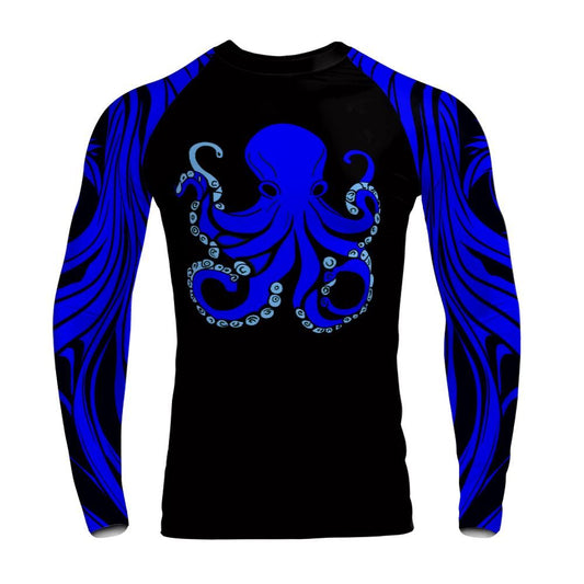 OctoSurge: Deep Currents (Blue Belt Edition) Long Sleeve Rashguard