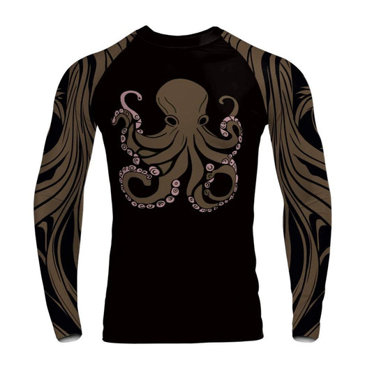 OctoSurge: The Depths (Brown Belt Edition) Long Sleeve Rashguard
